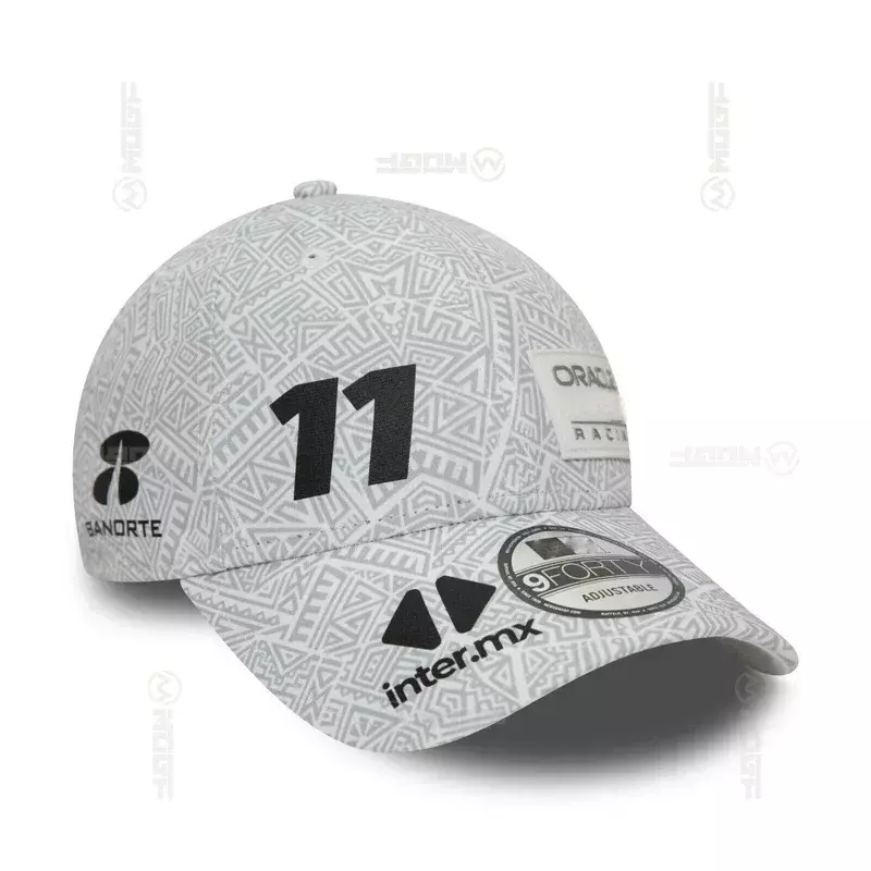 2024 레이싱 F1 스페셜 에디션 멕시코 체코 페레즈 화이트 야구 모자, 모토크로스 산악 자전거 모토 캡, MX 오프로드 야구 모자