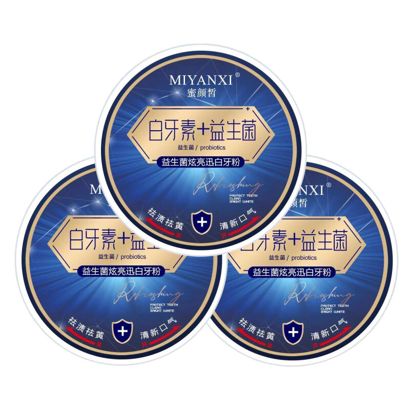 Miyanxi 50g Zahnweiß pulver Zahnpasta Zahn aufhellung aktiviertes probiotisches Pulver für Mundhygiene werkzeuge