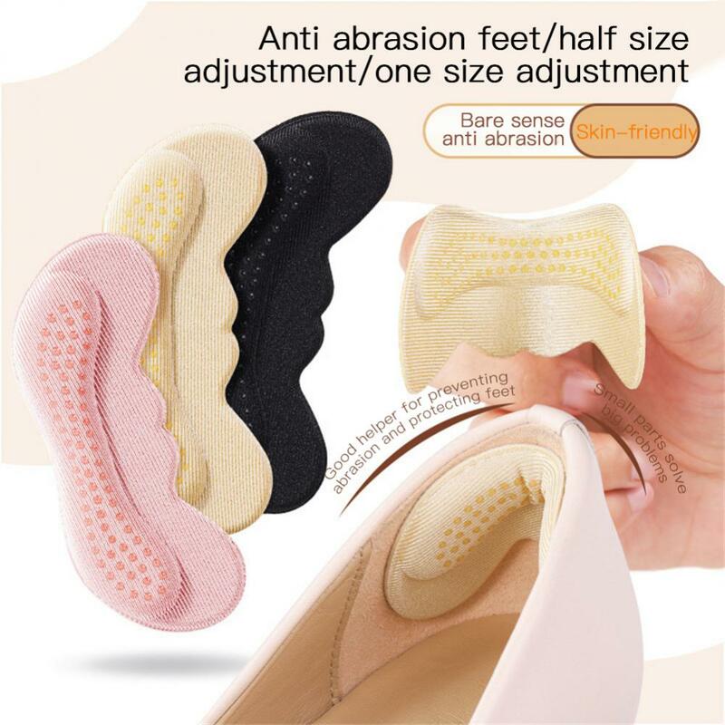 Semelles antidérapantes invisibles pour talons, pour chaussures, soins des pieds, 3mm/6mm, coussins adhésifs pour talons, taille réglable