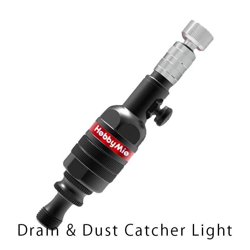 Airbrush Gun Spray Pen Kit Drain & Dust Catcher Light filtro dell'aria filtro dell'acqua modello Anime SciFi bambola fai da te strumento di pittura colorante
