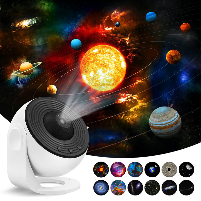 Night Light Projector Projector Universe Night Sky Party Quiet Bedroom Light with Film Discs for Kids Adults Bedroom