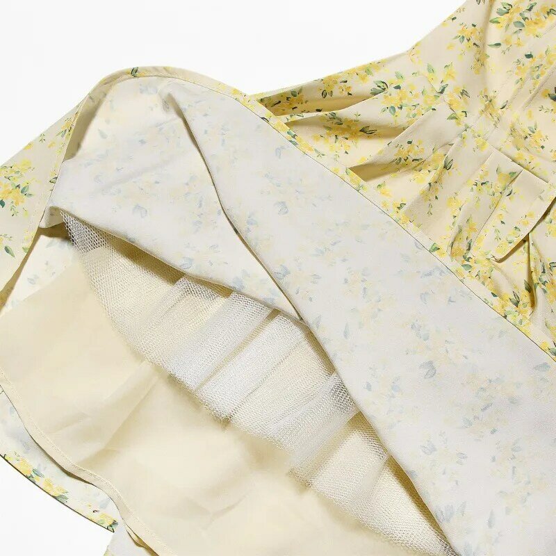 Пикантное мини-платье TARUXY с глубоким V-образным вырезом и коротким рукавом с цветочным рисунком, женское Модное бальное платье в стиле пэчворк с подкладкой, Клубная одежда, летний наряд