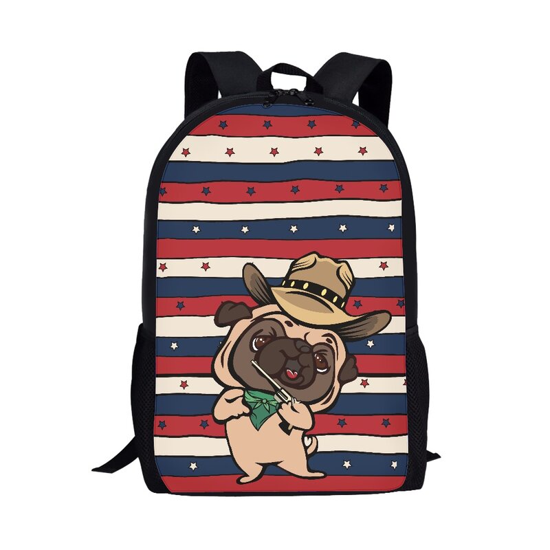 Interrupteur sac à dos motif chien pour élèves du primaire, sac à dos multifonctionnel de voyage pour les garçons et les filles à l'école primaire