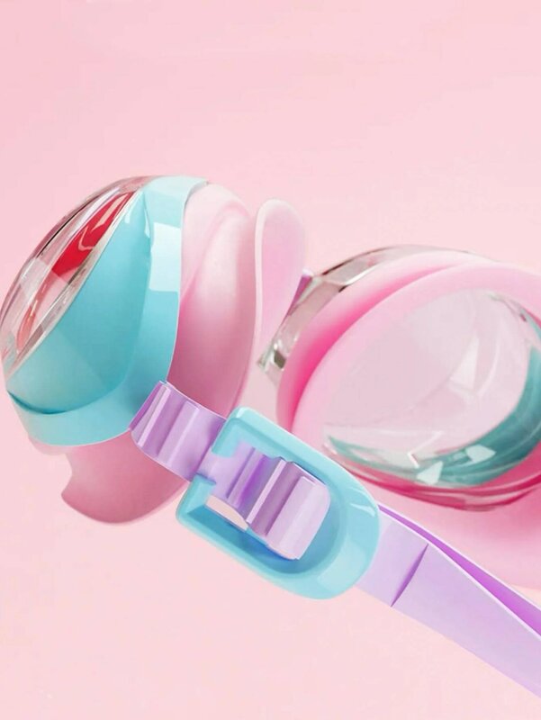 نظارات سباحة مضادة للماء للضباب ، عدسات ملونة احترافية ، نظارات أطفال ، نظارات أطفال