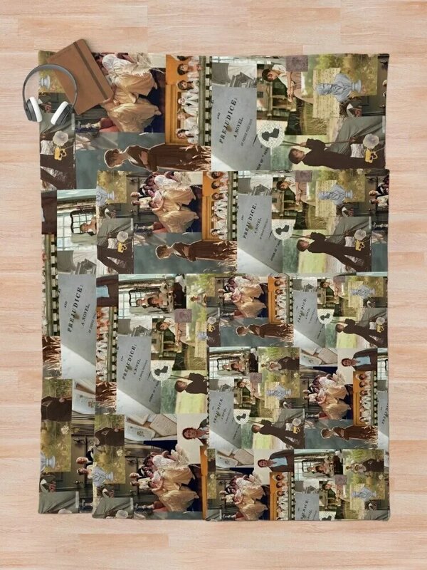 Pride and Prejudice Collage Throw Blanket Custom Decorative Sofa Blankets For Baby wednesday Blankets