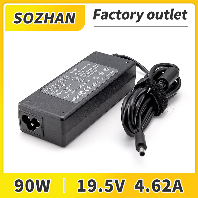 SUOZHAN-19.5V-4.62A 90W 4.5*3.0mm chargeur pour ordinateur portable adaptateur secteur pour Alienware M11x M11XR3 M14xInter pour Inspiron 11z 13 17R