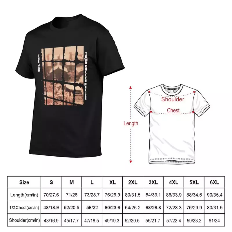 Cidade Chamada Malice T-Shirt para Homens, Animal Print, Roupas Estéticas para Meninos, Camisetas Engraçadas