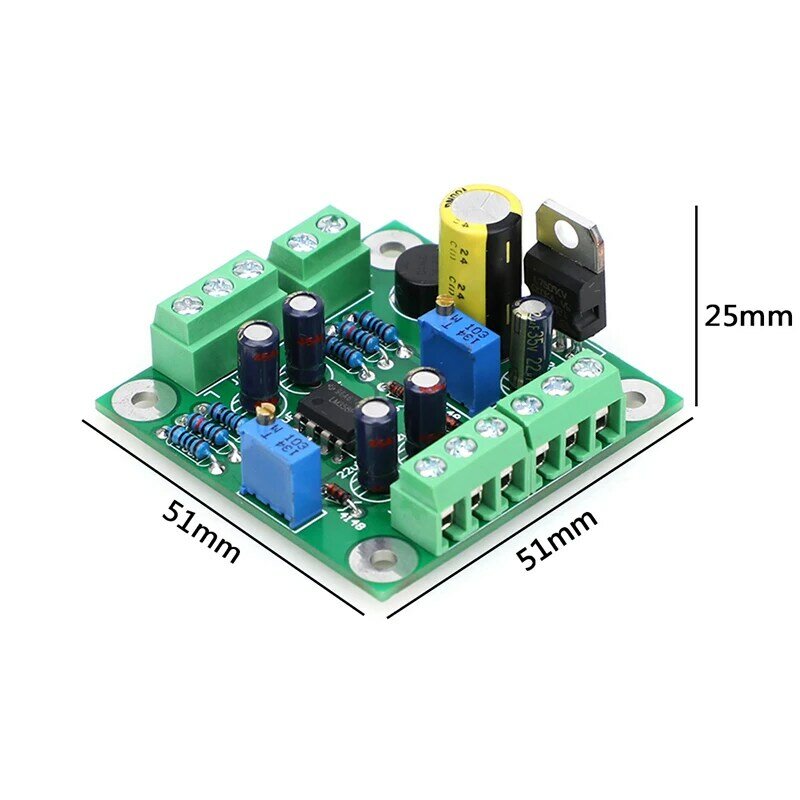 Tablero de controlador medidor de Audio de nivel VU + medidor de VU de 2 piezas con entrada de CA de 9V-20V, medidor de presión de sonido de Color cálido