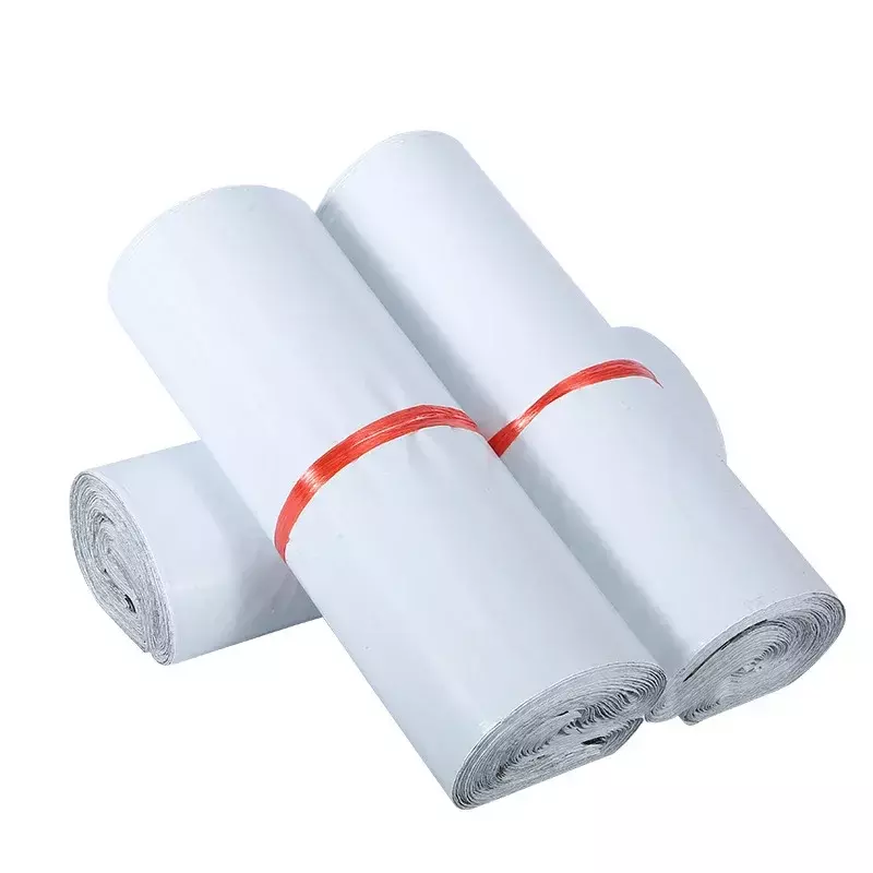 Green Express Seal Bag Courier Material Mailing PE White Packing Storage Adhesive 100pcs/lots Self Mail Black Bags
