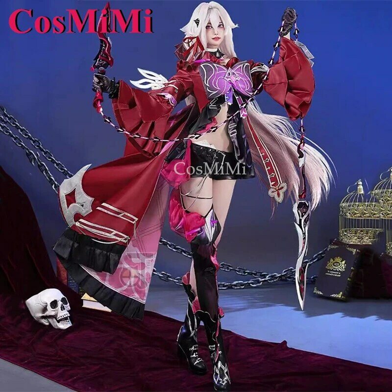 Cosmimi Hot Game Honkai Impact 3 Thelema Cosplay Kostuum Mode Mooie Zoete Uniform Full Set Carnaval Party Rollenspel Kleding