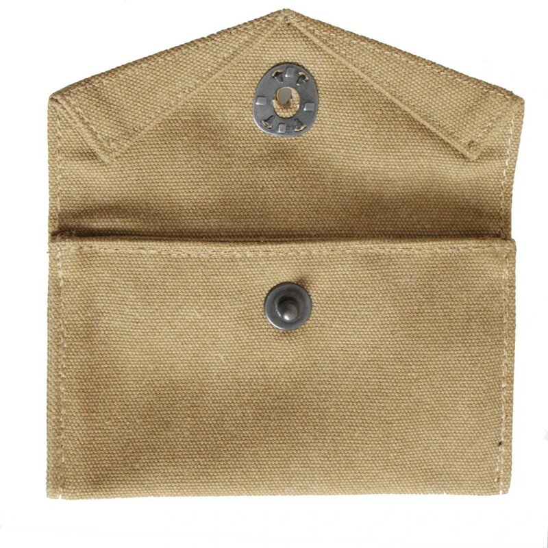 WW2 US M1 First Aid Pouch Bag Khaki Canvas Reproduction