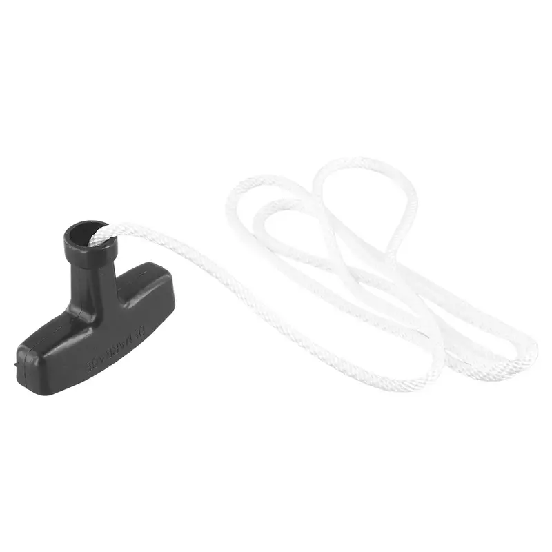 Petrol Lawnmowers Replacement Plastic& Polyester White Rope Rope & Pull Handle Black Handle Universal Starter Practial