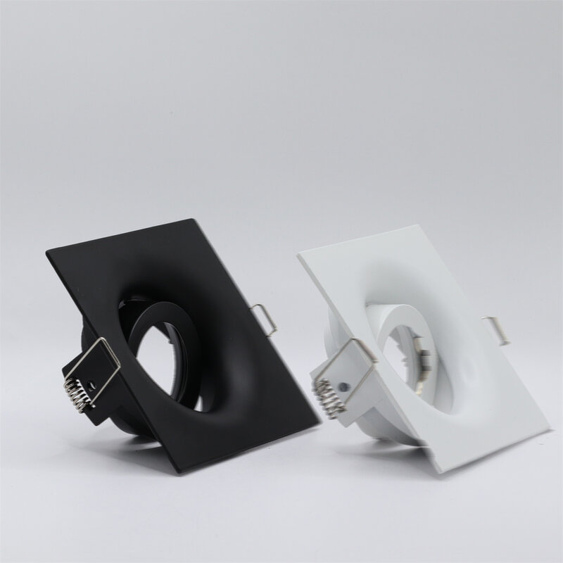 Foco de globo ocular LED de aleación de ZINC con marco de ajuste de bombilla GU10, lámpara de decoración empotrada