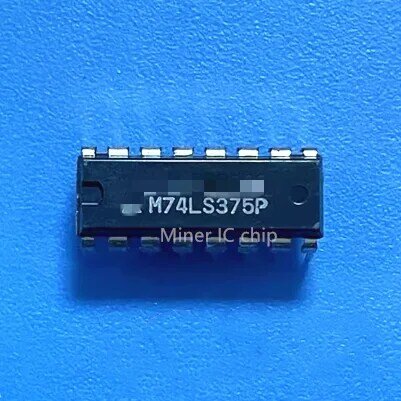 Chip IC do circuito integrado, M74LS375P, MERGULHO-16, 5 PCes
