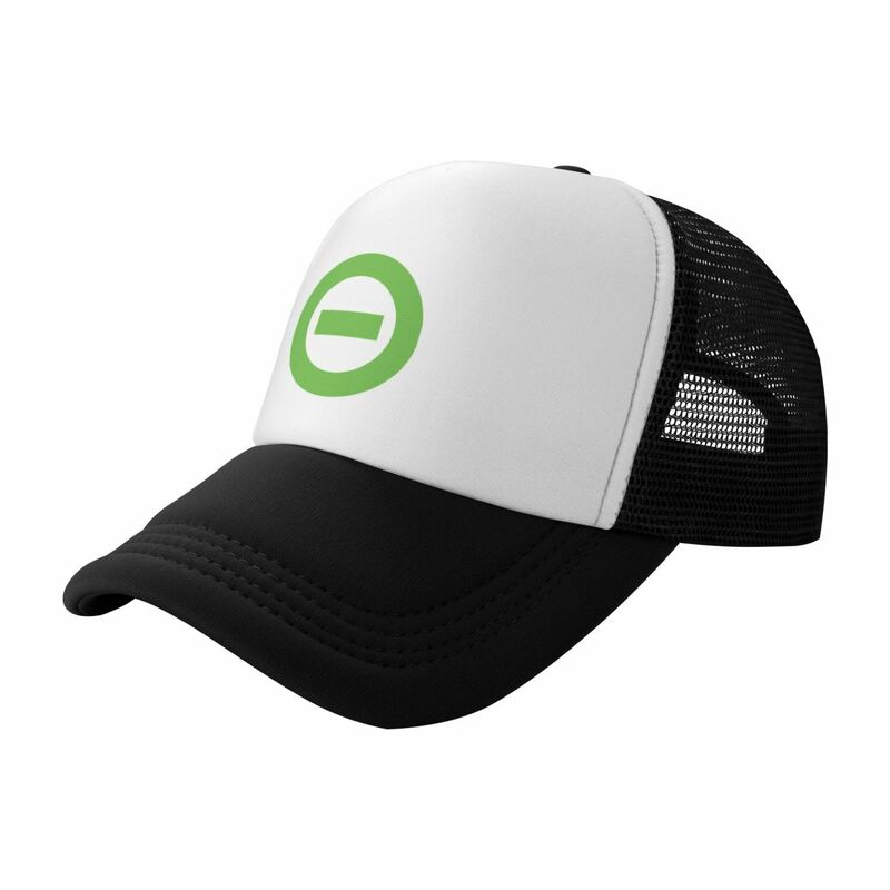 Gorra de béisbol con símbolo clásico negativo para hombre y mujer, sombrero de camionero, tipo O, novedad