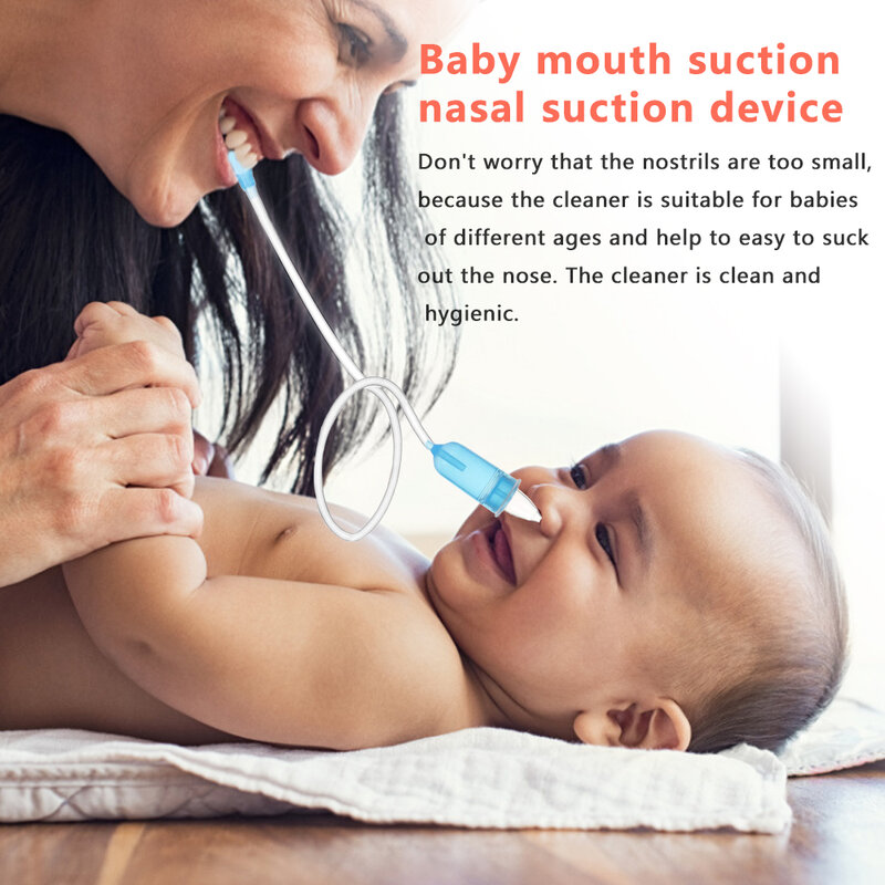아이용 코 흡인기 코 청소기 흡입 도구 아기 입 흡입기 입구 보호 유형 건강 관리 드롭쉽.