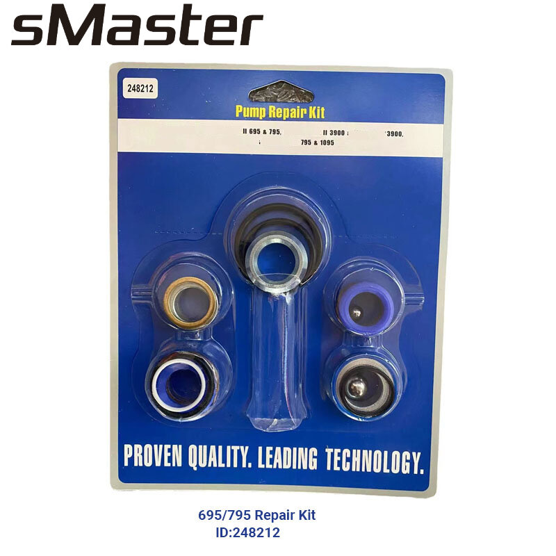 SMaster-Kit de réparation de pompe sans air pour pulvérisateurs de peinture, Zelk IV, 248212, 695, 795, 3900, pièce de rechange pour pulvérisateur, 287825