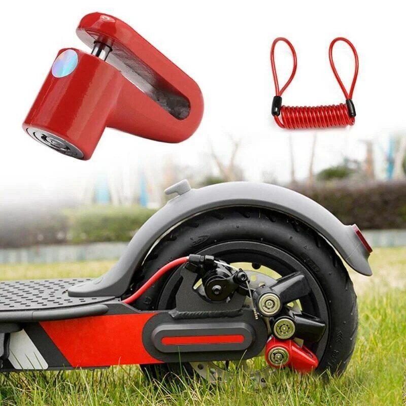 Disc Brakes Lock with Steel Wire for Xiaomi M365 1S Pro Universal Electric Scooter Guard Against Theft Accessories