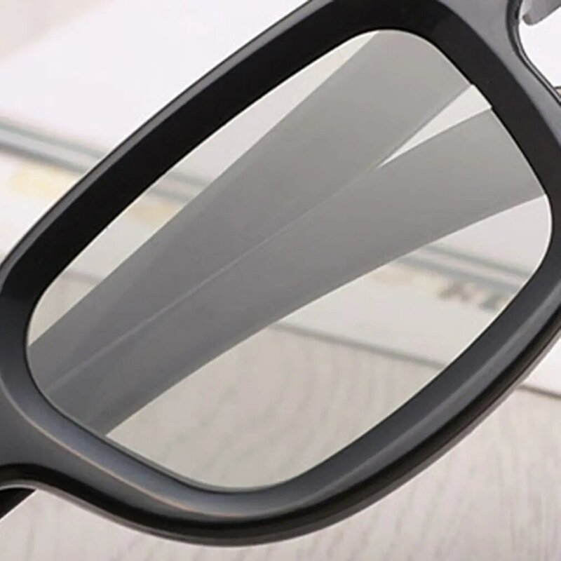 Universal ABS Frame Óculos para 3D TV Filmes, Stereo Universal, não Flash