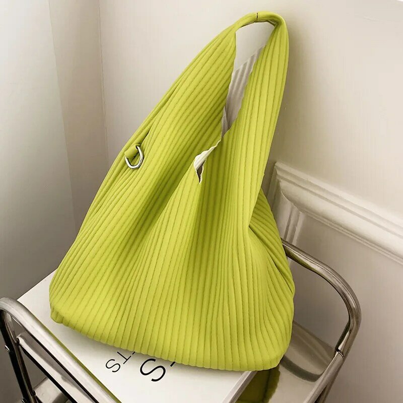 YUDX Высококачественная текстурная модная нишевая плиссированная сумка для женщин 2023 летняя новая сумка через плечо однотонная сумка