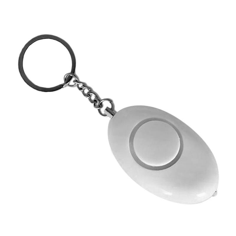 Mini kształt jajka kobiety bezpieczeństwo osobiste brelok do kluczy z alarmem ochrona przed atakami Alarm awaryjny alarm szkolny dla dzieci