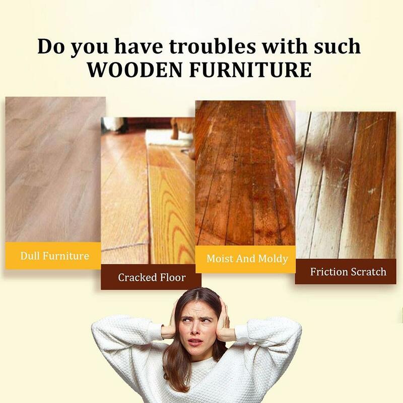 Bees Wax Floor Furniture Polish Repair WoodT ables Chairs Wax Furniture Care Agents Polishing Wax Waterproof Wood Floor Cleaner