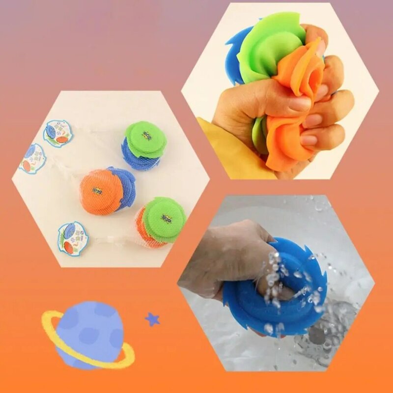 Juguetes De Agua TPR para niños, juego de agua divertido, juguetes interactivos de rebote lento, ducha relajante, juguete de baño, piscina