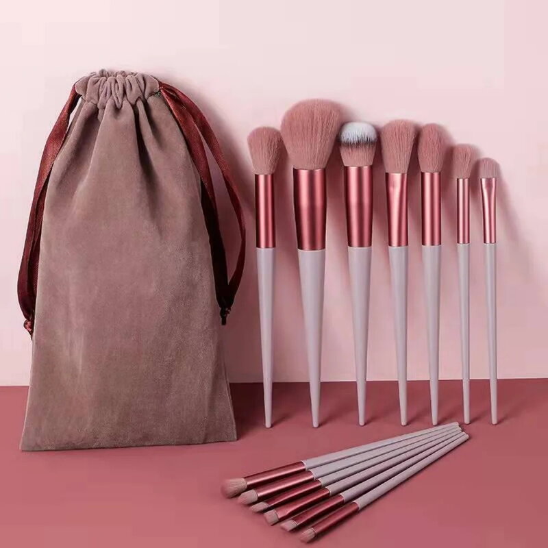 13Pcs Makeup Brushes Set Make Up Concealer Foundation Blush Powder Brush Eye Shadow Kabuki Highlighter Cosmetic Beauty Tools