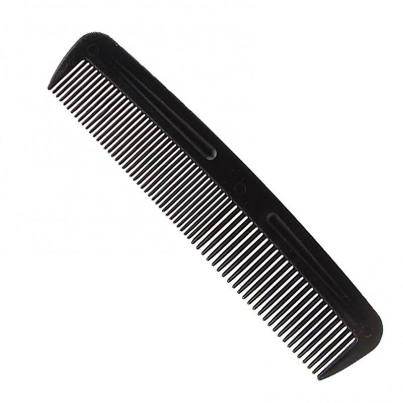 Set di 4 pettini per lo Styling dei capelli Set di pettini per parrucchieri in plastica professionale pennello per parrucchieri nero barbieri strumento antistatico per barbiere