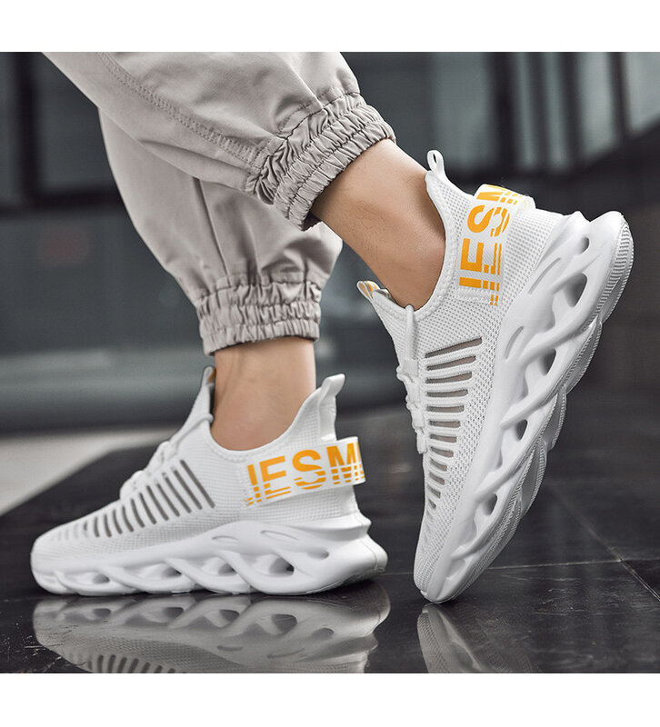 Comfortable Men's Breathable Mesh Running Sneakers Tennis Sneakers Walking Sneakers
