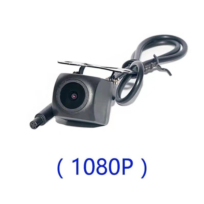 Kamera spion mobil HD 1080p 4-pin, lensa mata ikan penglihatan malam tahan air 170 derajat kamera mundur taman untuk aksesoris mobil SUV