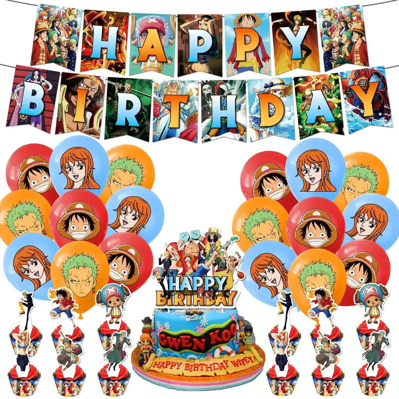 قطعة واحدة د. لافتة عيد ميلاد لوفي ، ديكور بالونات اللاتكس ، لوازم الكعك ، بالونات حفلات ذاتية الصنع ، هدايا ألعاب الأطفال