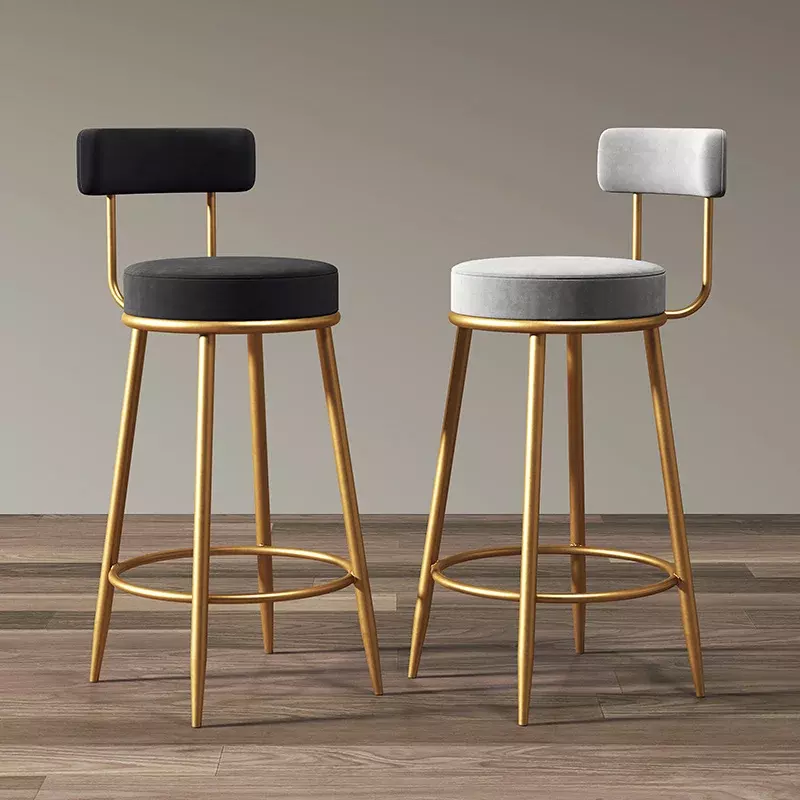 Высота металлическая стойка для ресторана, Современный барный стул, роскошный дизайн, Скандинавская мебель, SR50BC