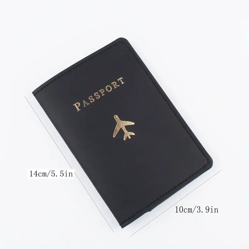 2023 Lover Couple Passport Cover Hot Stamping Simple Plane Women Men Travel Wedding Passport Cover Holder Fashion Wedding Gift