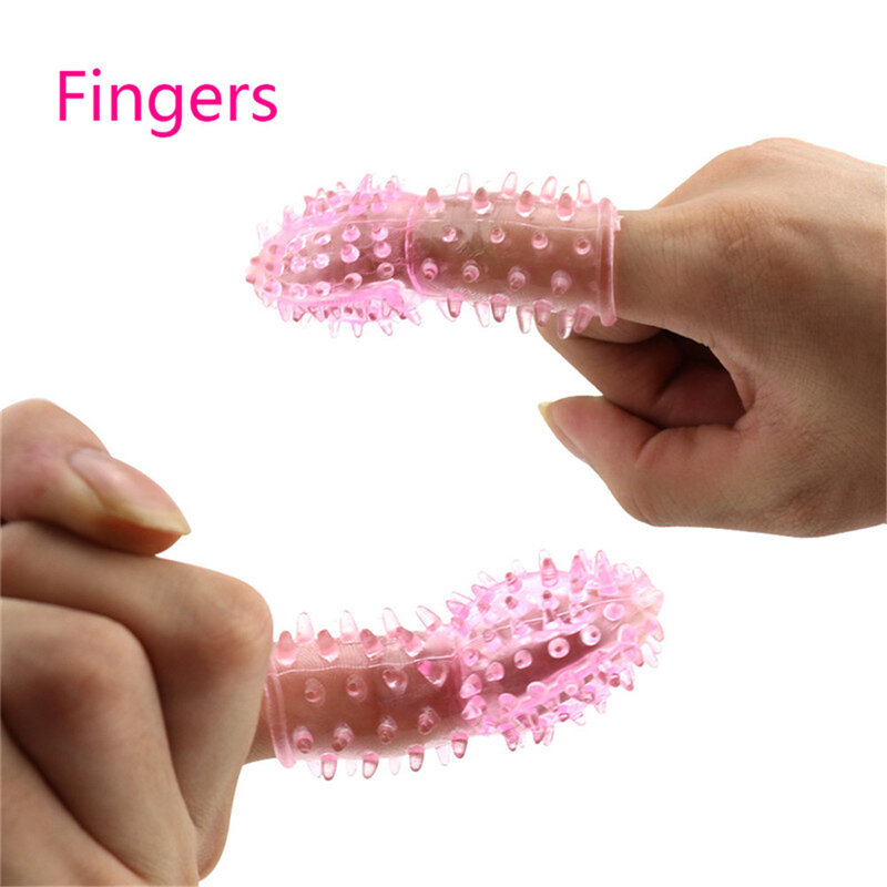 Mainan seks dewasa erotis masturbasi jari/Vibrator klitoris Vibrator g-spot lengan pemijat jari untuk wanita