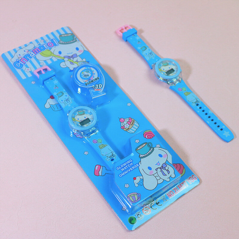 Hello Kitty zegarki dziewczyny świecące Sanrio Kuromi zegarek dla dzieci dzieci zegar na prezent nadgarstek Feminino reloj nina