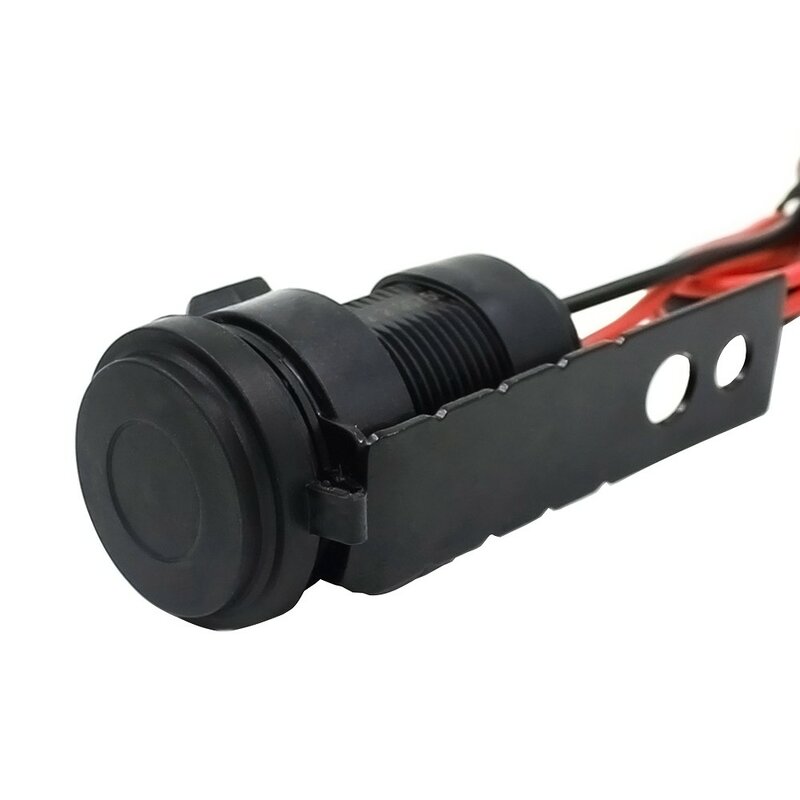 Setang sepeda motor adaptor tahan air 12V, aksesori pengganti pengisi daya USB plastik profesional