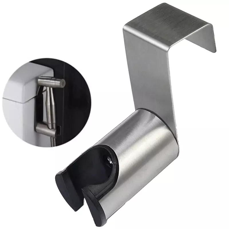 Semprotan Bidet dudukan kait Gratis kuku, untuk Bidet Spraye Toilet Stainless Steel braket gantung alat mandi tangan