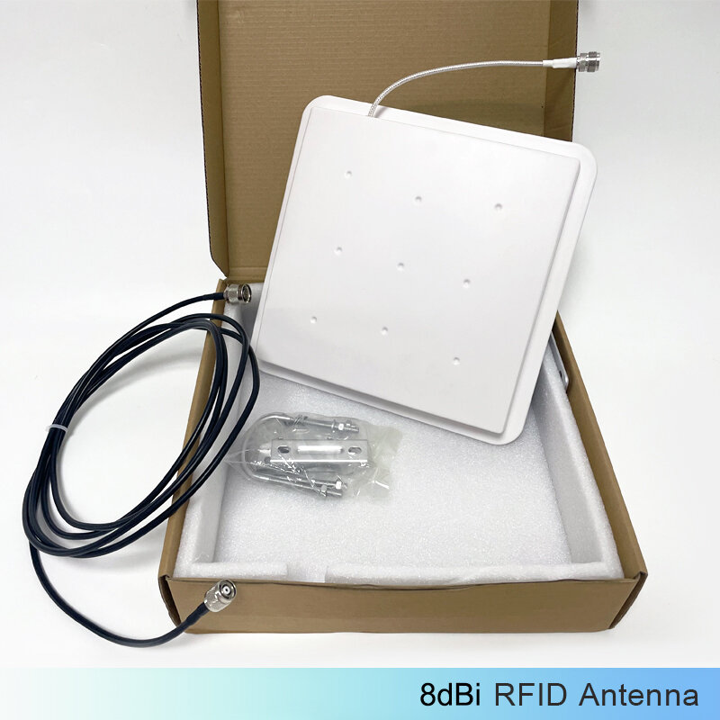 Leitor de cartão RFID UHF impermeável, extensor ao ar livre, antena de longo alcance, gerenciamento do parque, 2-8m, ALR-F800-X, 8dbi, Fit ALR-F800-X