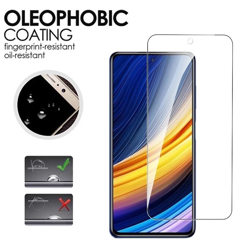 Закаленное стекло для Poco X3 Pro NFC F3 M3 M4 11T 10T Pro, защитные пленки для экрана Xiaomi Redmi Note 11, 10, 9, 8 Pro, 9s, 10s, 9T, 8T, 9A, 9C