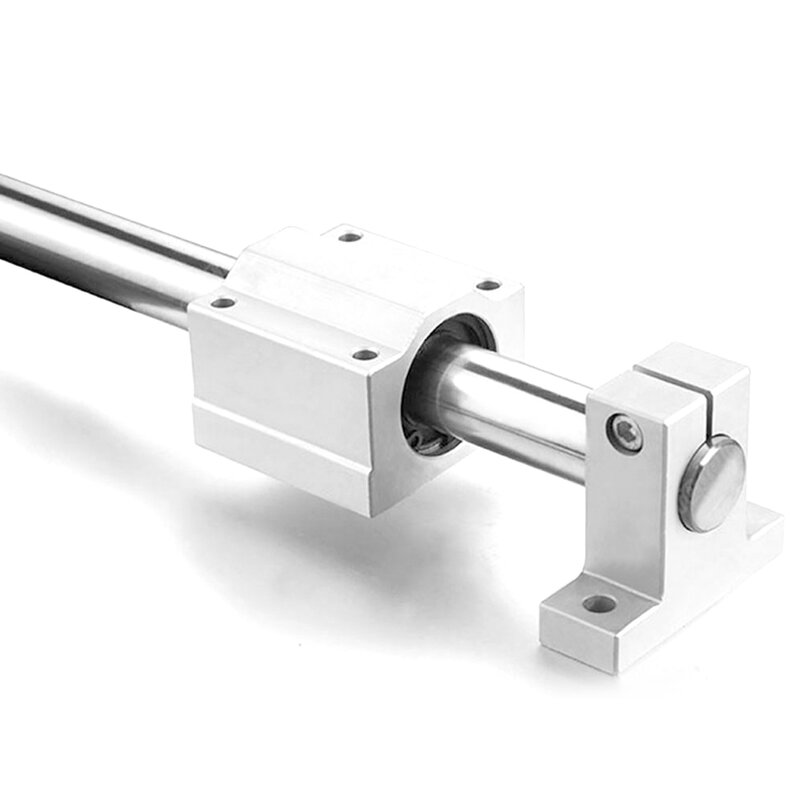Linear Guide Shaft Support Rail CNC Guide Support Linear SK8/10/12/13/16/20 Shaft 1pcs 6mm-60mm Aluminum Aluminum Alloy