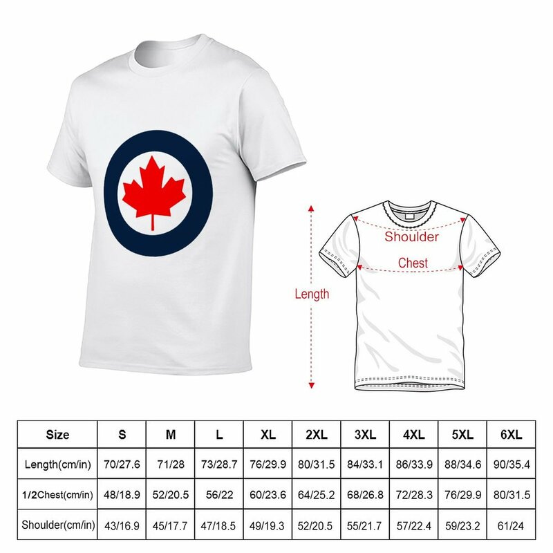 Camiseta RCAF Roundel para hombre, Camisa de algodón, tops, novedad