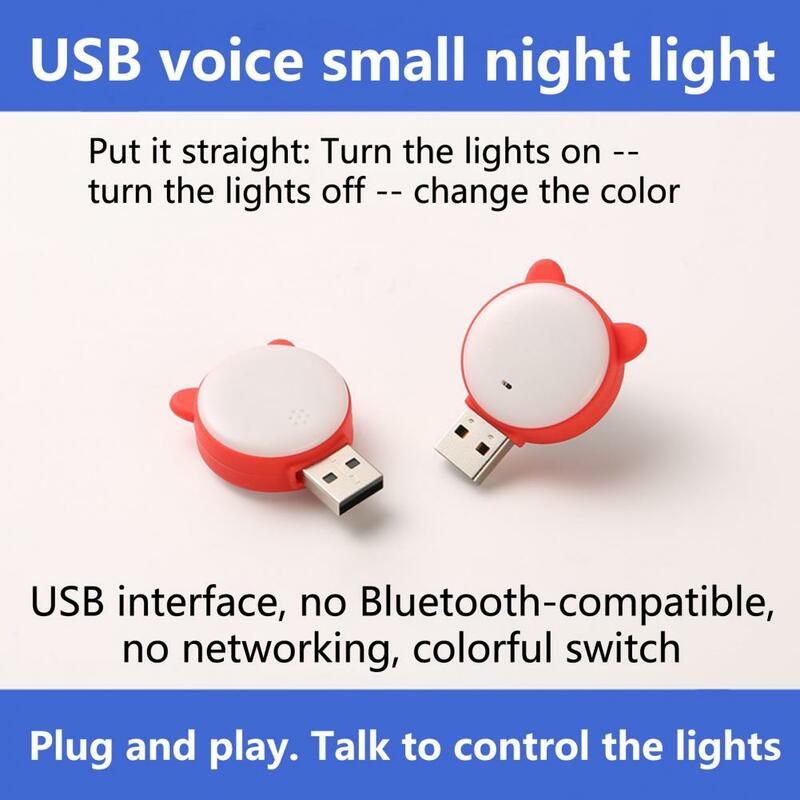 Lampada da comodino a LED comoda dimensione compatta protezione per gli occhi di lunga durata lampada a spina USB piccola luce di lettura per la casa