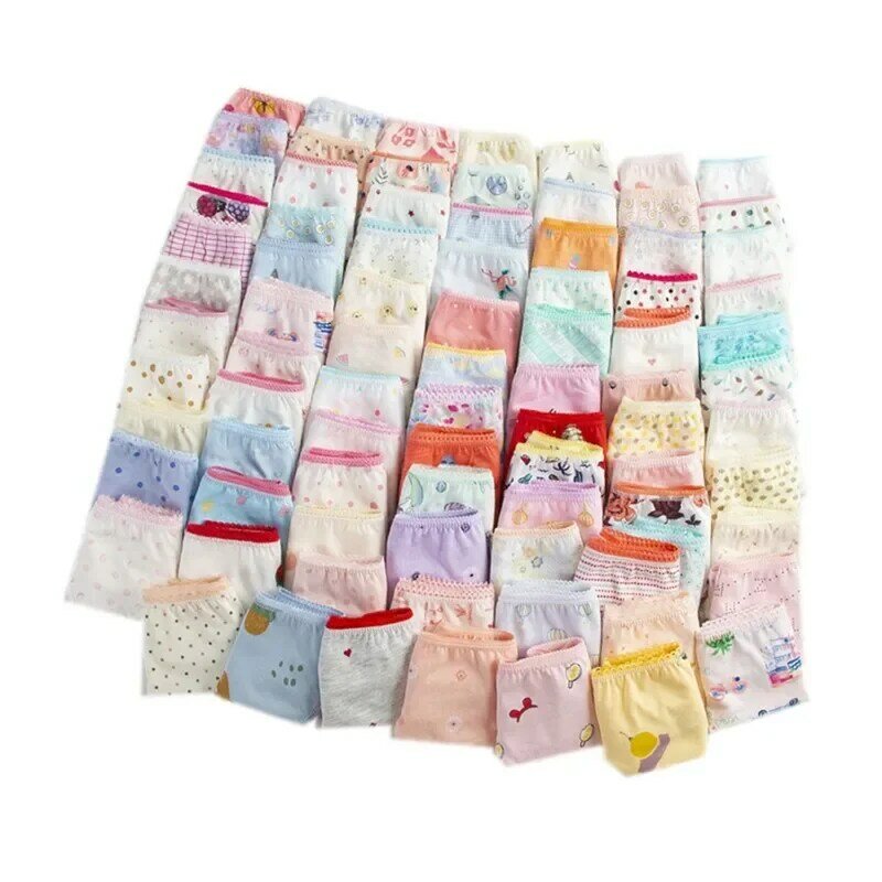 Ropa interior de algodón para niñas, bragas para niños de 2 a 12 años, lote de 36 unidades