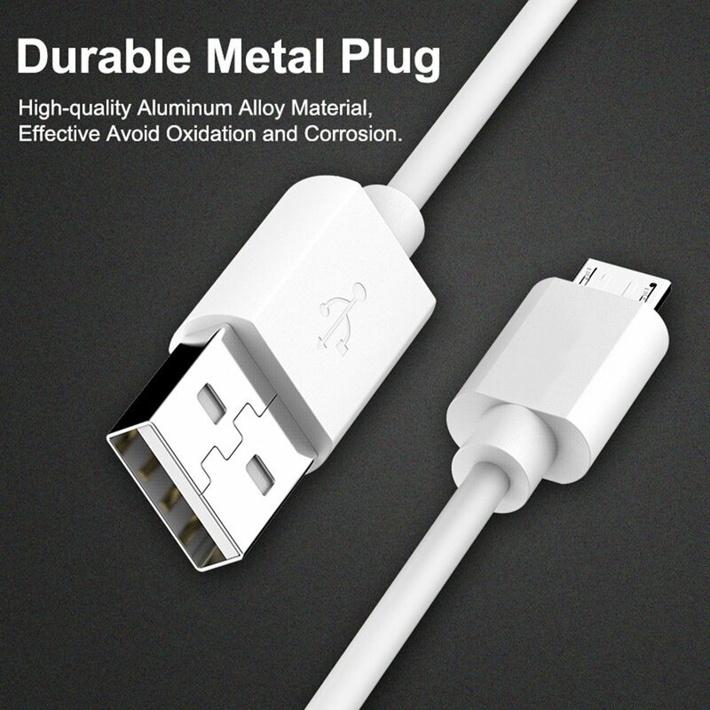 Cable Micro USB para sincronización de datos, cargador para teléfono móvil, 1M/2M, 2.4A