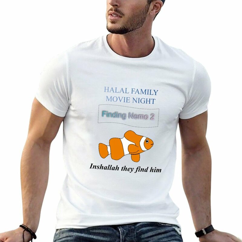 Inshallah-男性用ショートTシャツ、かわいい服、速乾性、新しいデザイン
