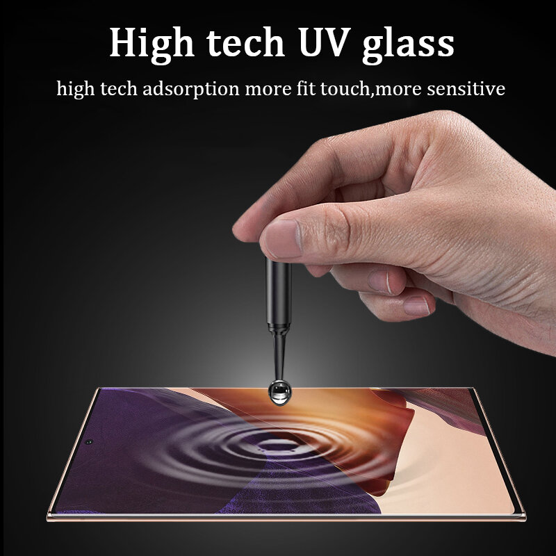 For Huawei Mate 40 30 20 Pro Screen Protector UV Nano Liquid Glue Tempered Glass huawei P20 P40 P30 Pro Nova 8 9 Protective Film