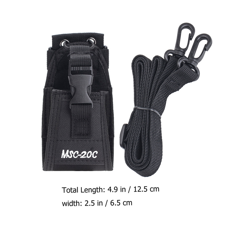 Msc20d Contact Device Walkie Case, Suporte de rádio, Interphone Armazenamento Nylon Bag