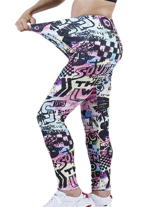 Yrrety sexy mulheres leggings push up de fitness fino cintura alta mujer leopard estampado padrão malha esporte elástico activewear calças