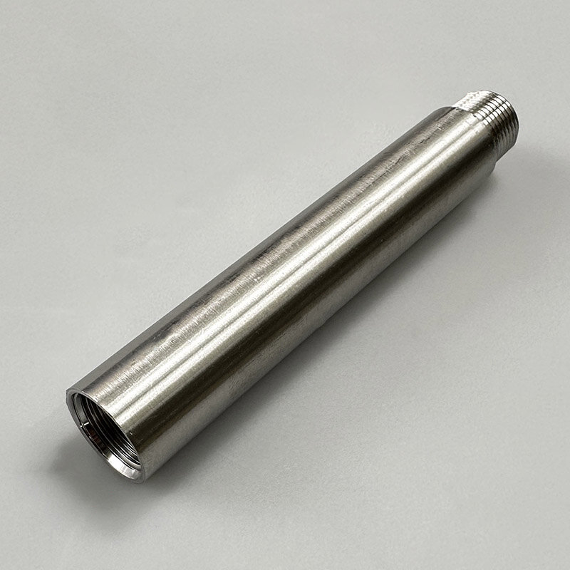 Conector de encaixe de tubulação de aço inoxidável 304, macho x tubo de extensão rosca fêmea, L = 3-50cm, 1/8 pol, 1/4 pol, 3/8 pol, 1/2 pol, 3/4 pol, 1 pol, 1,2 dentro, 1,5 dentro, 2 dentro